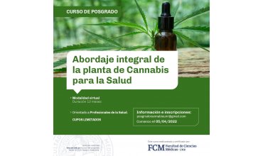 Imagen Abordaje integral de la planta de Cannabis para la Salud - Ciclo 2022