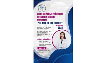 Imagen 3° CURSO ASINCRÓNICO DE MANEJO PRÁCTICO DE SITUACIONES CLÍNICAS FRECUENTES. “EL ARTE DE SER CLÍNICO” – AÑO 2025